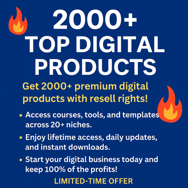 2000+ Top Digital Products